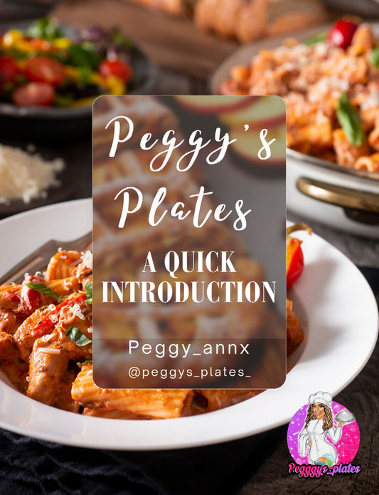 Peggy’s Plates : A Quick Introduction Cook Book